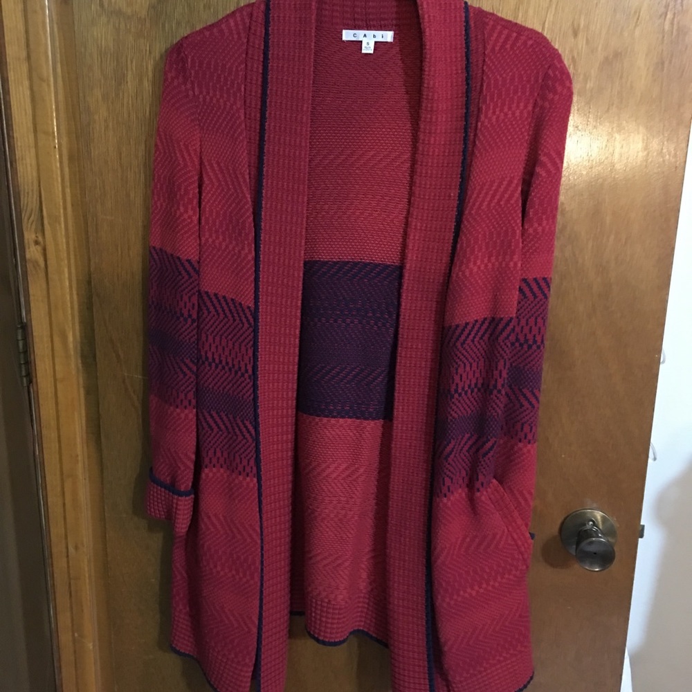 Cabi red sweater